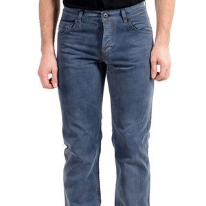 Exte Men's Blue Straight Leg Jeans